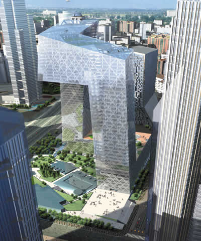 中央电视台公布新台址建设工程建筑设计案
