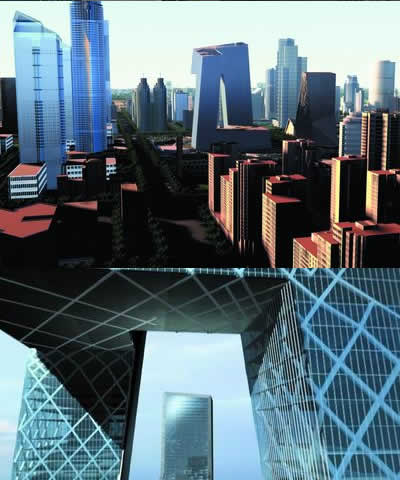 中央电视台公布新台址建设工程建筑设计案