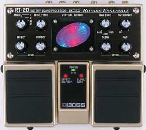 Boss发布RT-20旋转扬声器模拟踏板