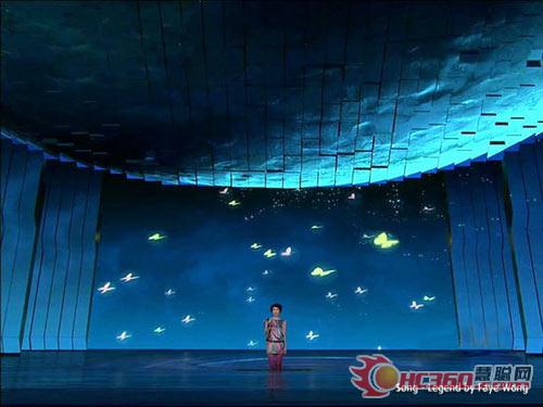 中国最大室内LED屏幕 春晚巨型背景墙揭秘