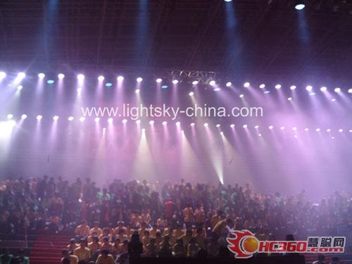 升龙灯光点亮湖南卫视成人礼活动晚会