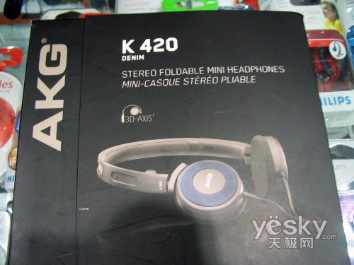享受音乐如此简单 AKG K420耳机很便携