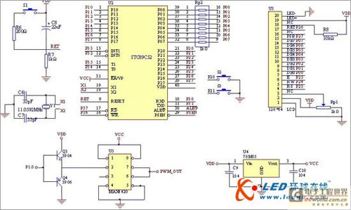 基于STC89C52/MAX1771的LED调光系统电路分析