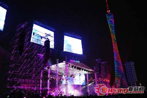 雅尼广州音乐会震撼海心沙 青睐法国顶级扩声