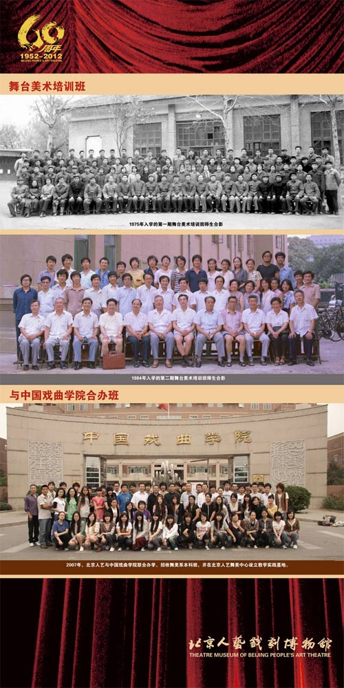 北京人艺60年：老照片见证剧院舞美工作（组图）