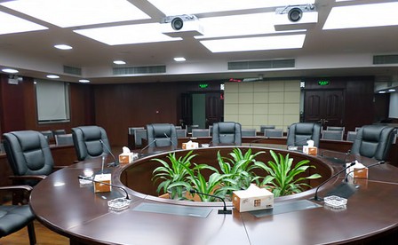 CREATOR快捷会议系统应用于湖南人防会议室