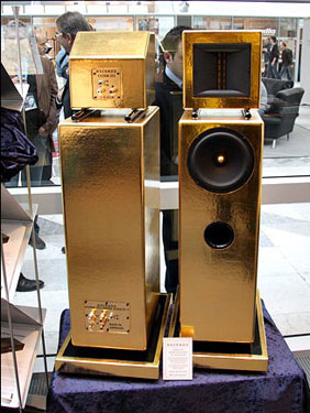 揭秘最昂贵奢侈品音响 百万黄金音箱！