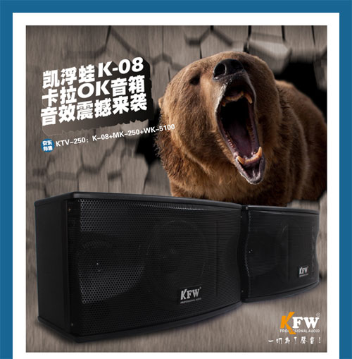 KFW(凱浮蛙)K-08会议音响 满足专业应用需求