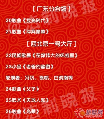 央视2016年春晚宣传片正式发布 附节目单