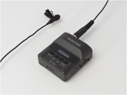 TASCAM 推出DR-10C系列无线系统专用微型录音机