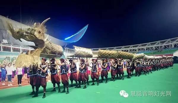 爵士龙专业线阵音响系统入驻黔南州体育馆 助力60周年州庆