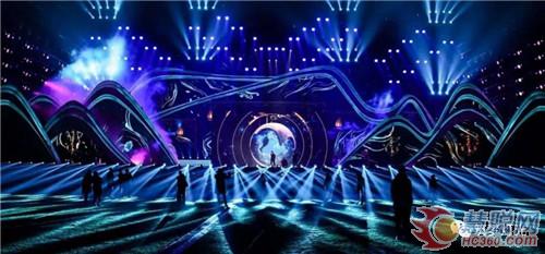 筑梦灯光精彩呈现“网易云音乐2018北京·国风极乐夜”
