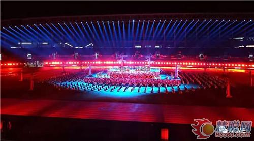 舞台灯光丨ACME赋予广西体育盛会五彩斑斓的色彩