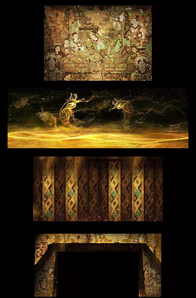 绝色敦煌之夜，这是一场灯光视觉大秀