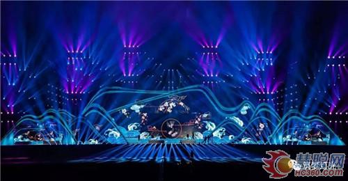 筑梦灯光精彩呈现“网易云音乐2018北京·国风极乐夜”
