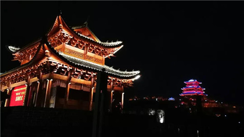 沙县史上最酷炫动感夜景上演 iBO倾情助力灯光秀