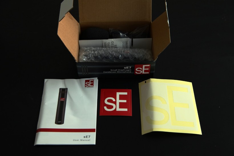 精致小巧的「铅笔话筒」——sE 7 小振膜电容麦克风开箱首发