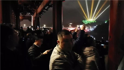 沙县史上最酷炫动感夜景上演 iBO倾情助力灯光秀