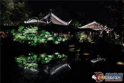 集成了七大模块，这波操作服了！江门玉湖3D喷泉投影灯光秀