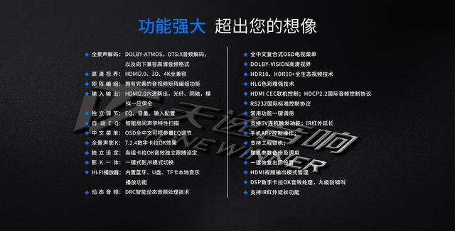 天逸音响新品丨工程商一用就会上瘾的全景声解码器