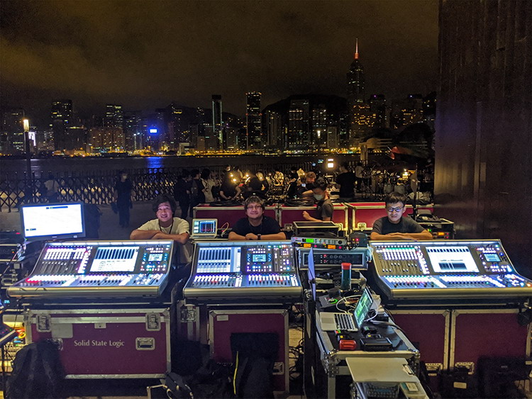 SSL Live调音台亮相陈奕迅网上慈善音乐会