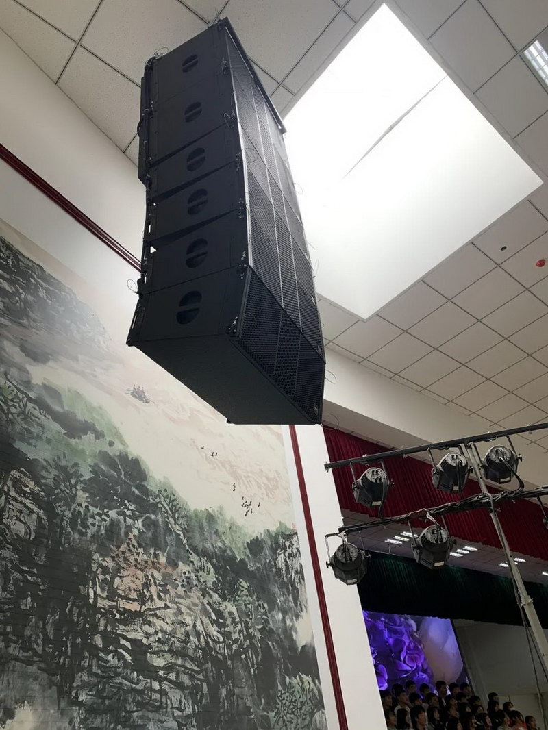 河南驻马店农业学校多功能厅工程案例【万昌企业】