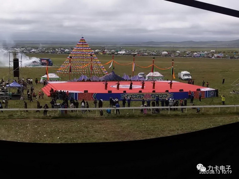 力卡UR-222D双通道分集无线麦克风助力中国·九色甘南香巴拉·玛曲第十三届格萨尔赛马节
