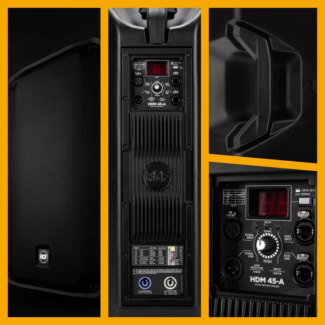 RCF新品丨HDM45-A有源紧凑型扬声器系统