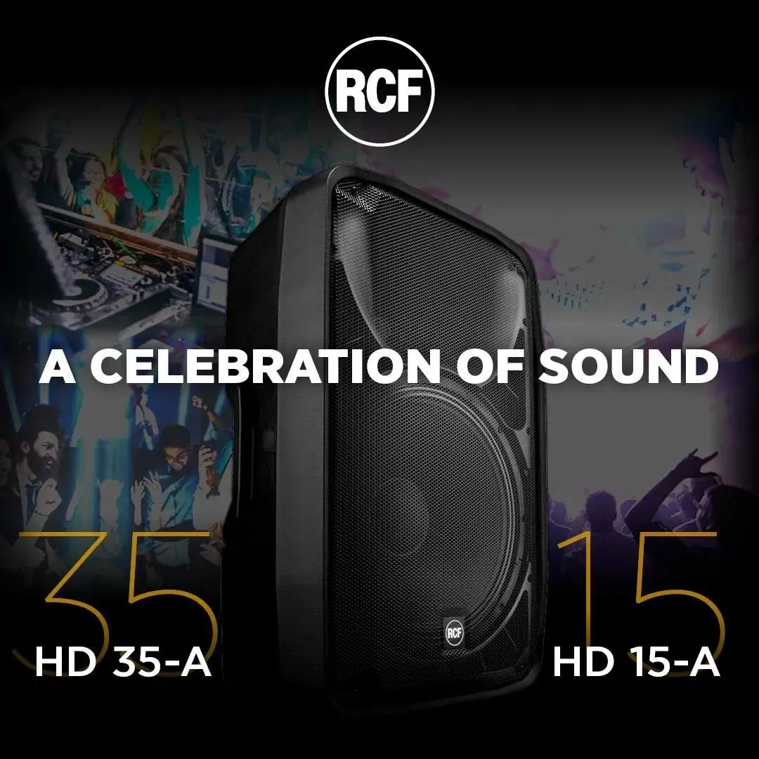 RCF新品丨具有一系列高端解决方案的 HD 35-A/HD 15-A便携式系统