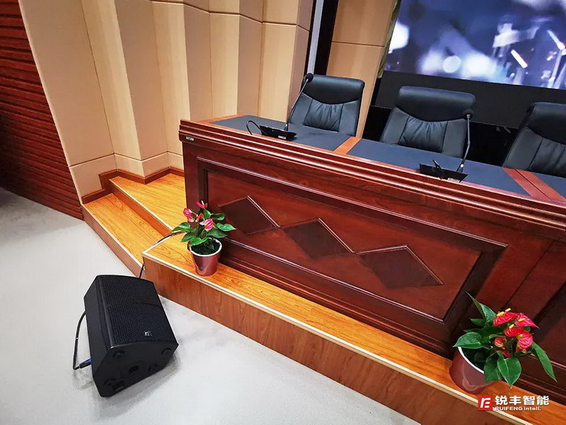 中共莲花县委党校全线扩声系统由锐丰智能”RF”品牌打造