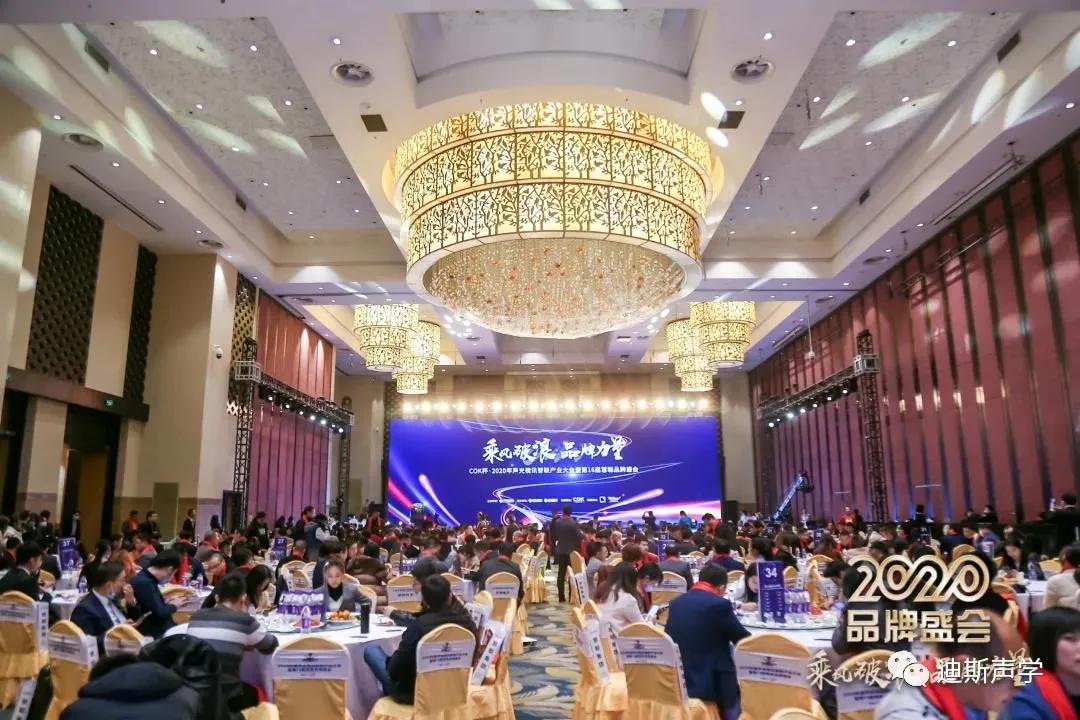 DESFINE迪斯连续七年蝉联“十佳扩声系统品牌”