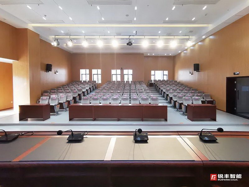 中共莲花县委党校全线扩声系统由锐丰智能”RF”品牌打造
