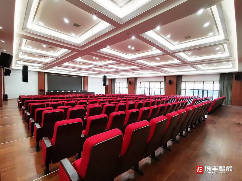 锐丰智能”RF”线阵列扬声器系统走进景德镇市人民政府