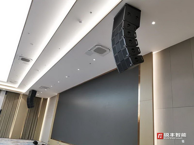 锐丰智能”RF”线阵列扬声器系统走进景德镇市人民政府
