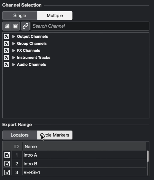 Cubase 11 新功能教程第九期：分轨导出简易化