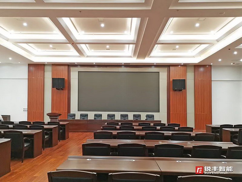锐丰智能”RF”线阵列扬声器系统走进景德镇市人民政府