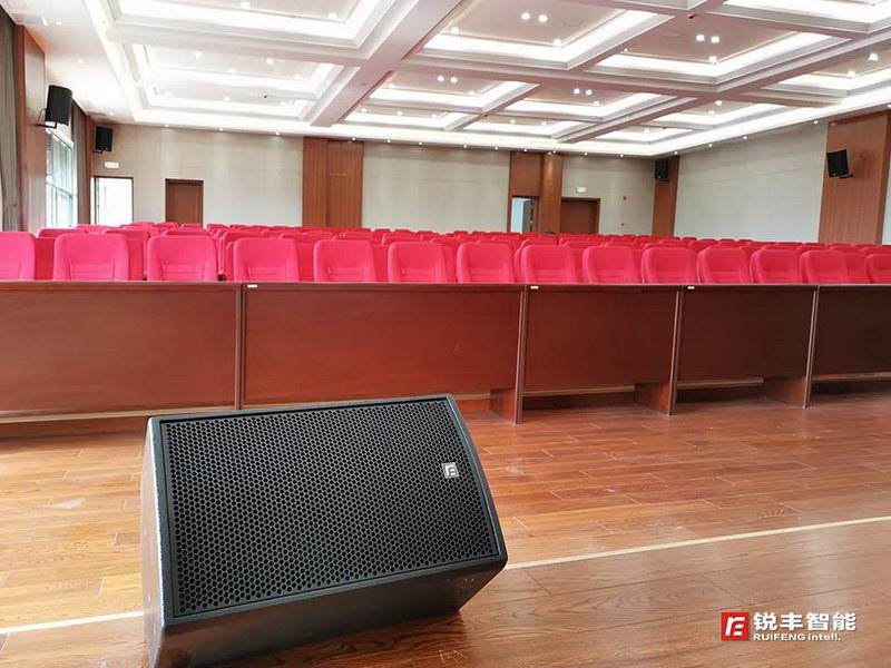 锐丰智能”RF”线阵列扬声器系统走进景德镇市人民政府