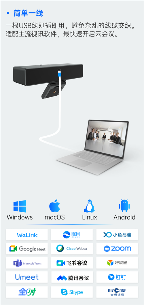 新品情报 | 耳目达V30智能会议摄像头：不止于4K