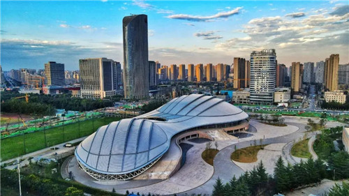 锐丰助力全运会场馆陕西奥体中心体育馆建设