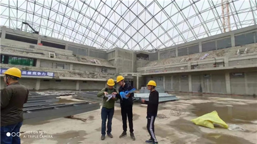 锐丰助力全运会场馆陕西奥体中心体育馆建设