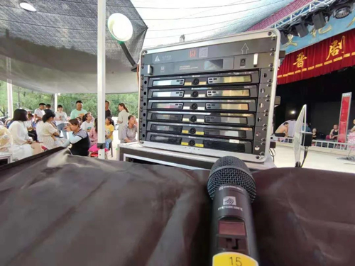 力卡无线演出麦克风系统助力陕西省某晋剧团三天二夜演出活动