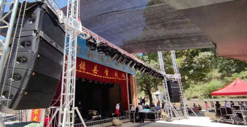 力卡无线演出麦克风系统助力陕西省某晋剧团三天二夜演出活动