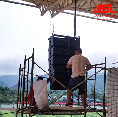 爵士龙LA系列线阵成功助力四川通用航空职业学院体育场