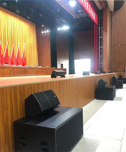 锐丰智能"RF"VK210线阵列扬声器系统走进峰峰市民中心