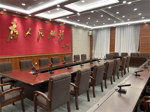 雷蒙电子入驻青海省某区委会议室