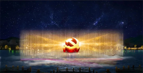 新疆可克达拉市《朱雀湖夜曲》，5D全息水舞秀打造伊犁最美夜景