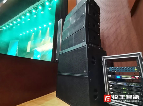 技艺之光丨射阳杂技艺术中心选用锐丰智能RF线阵列扬声器系统