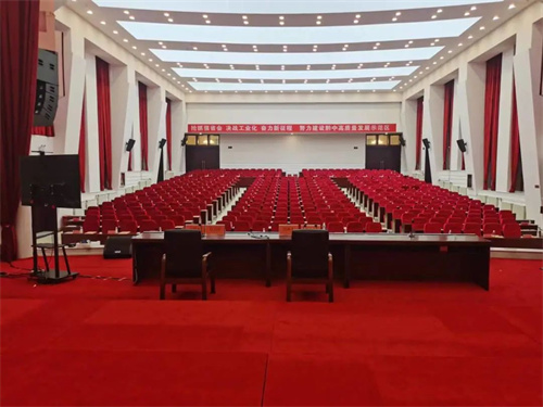 掷地有声！惠威专业音响为贵州开阳人民政府礼堂打造扩声系统