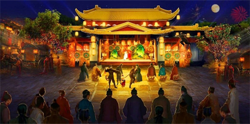 创意回顾：园林实景行进式夜游演艺《根宫盛宴》