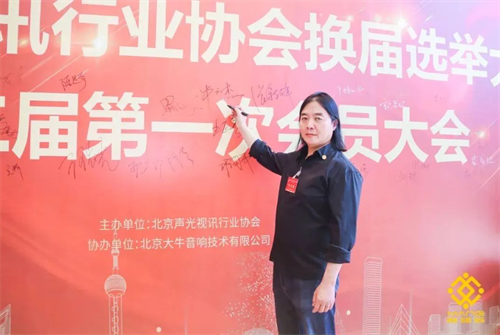 热烈庆祝北京声光视讯行业协会换届选举顺利举办